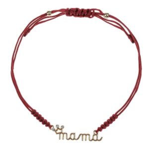 Bratara ”Mama” Aurie cu Coroana & Strass